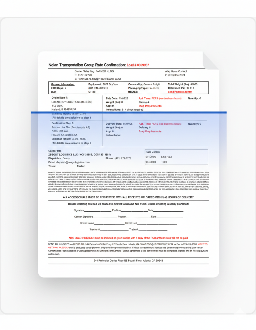 AI-Powered Intelligence interface